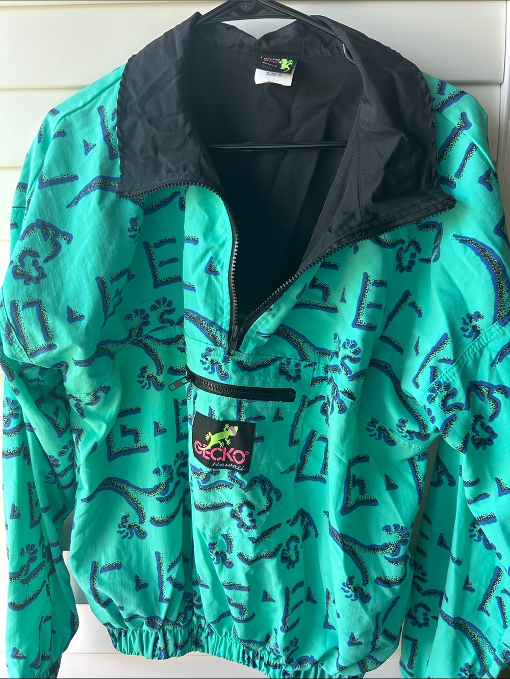 Gecko Hawaii Petro 88 half zip windbreaker v2